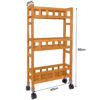 Bamboo Space Saving Trolley