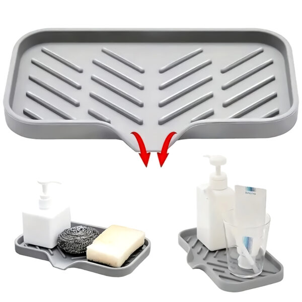 MultiPurpose Silicone Sink Drainer Mat
