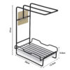 Metal Kitchen Sink Organizer & Towel Rack