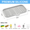 MultiPurpose Silicone Sink Drainer Mat
