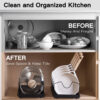 Pan & Pot Organizer Rack for Cabinet