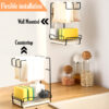 Metal Kitchen Sink Organizer & Towel Rack