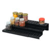 3 Tier Metal Expandable Spice Rack - Black