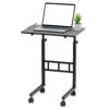 Height Adjustable Utility Tables for Computer & Laptop-Black