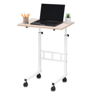 Height Adjustable Utility Tables for Computer & Laptop-White