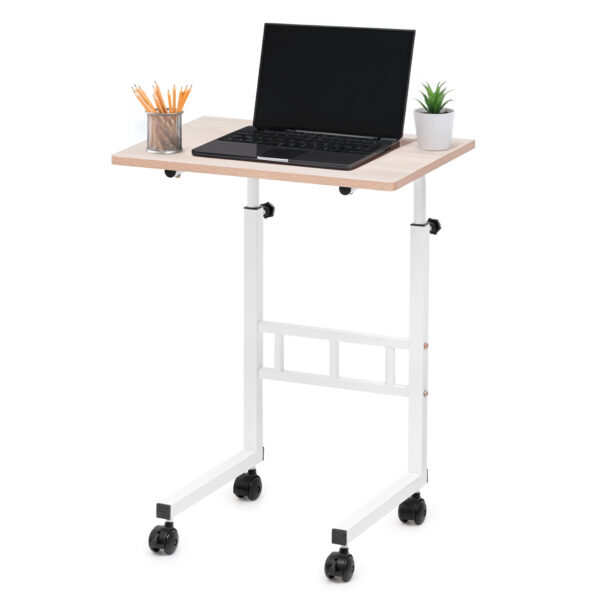 Height Adjustable Utility Tables for Computer & Laptop-White