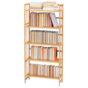 5 Tier Wooden Book Shelves for Home