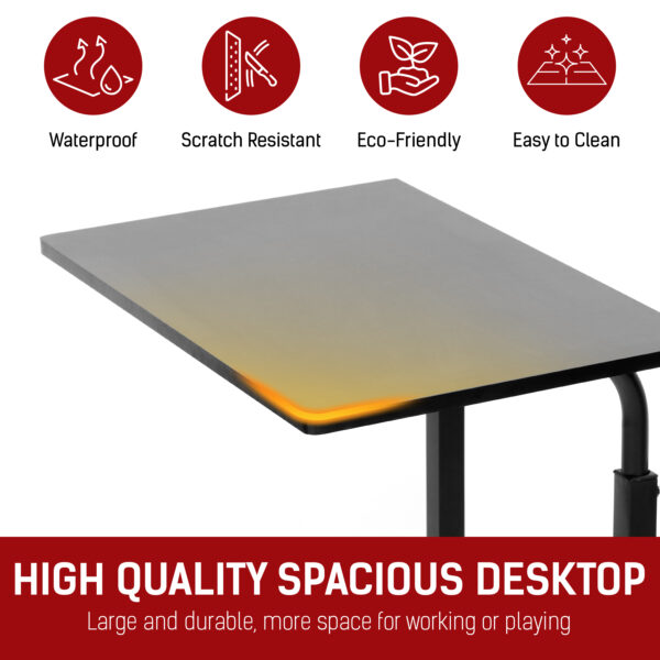 Height Adjustable Utility Tables for Computer & Laptop-Black