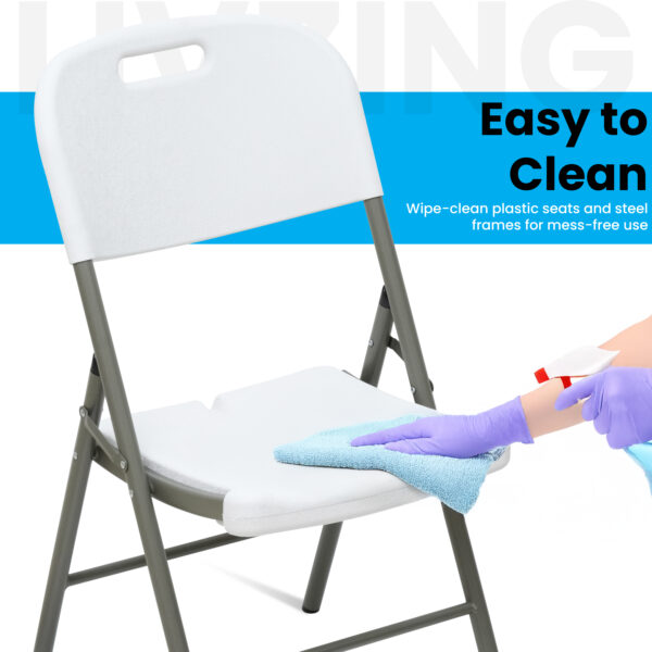 Heavy Duty Plastic Folding Chair