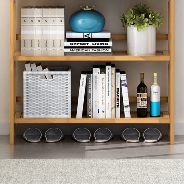 5 Tier Wooden Book Shelves for Home