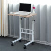Height Adjustable Utility Tables for Computer & Laptop-White