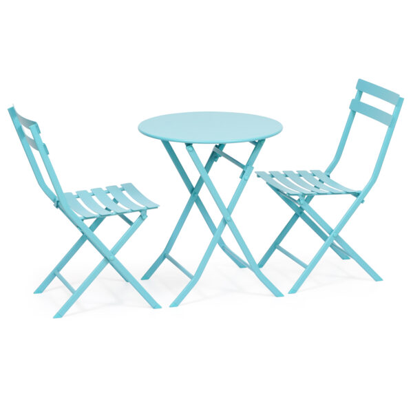 Bistro Table Set Portable Folding & Indoor/Outdoor