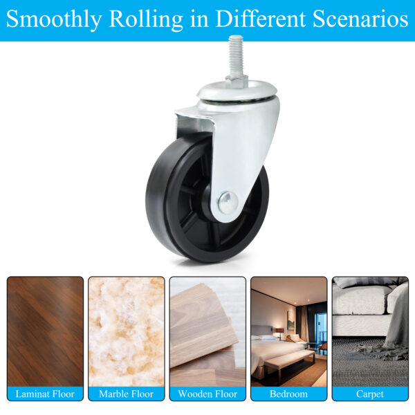 Metal Wheels-360° Rotating/Rolling/Cart Wheels