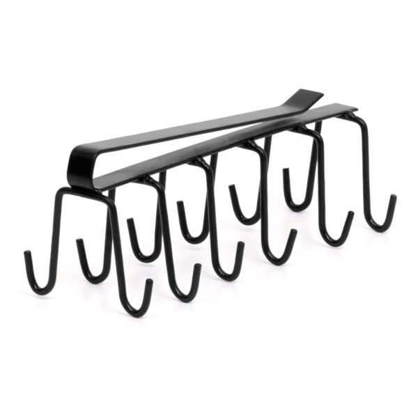 Double-Row 12 Hooks for Kitchen Storage Rack