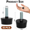 Adjustable Furniture Leveling Feet Pad (10 PCS) - M6