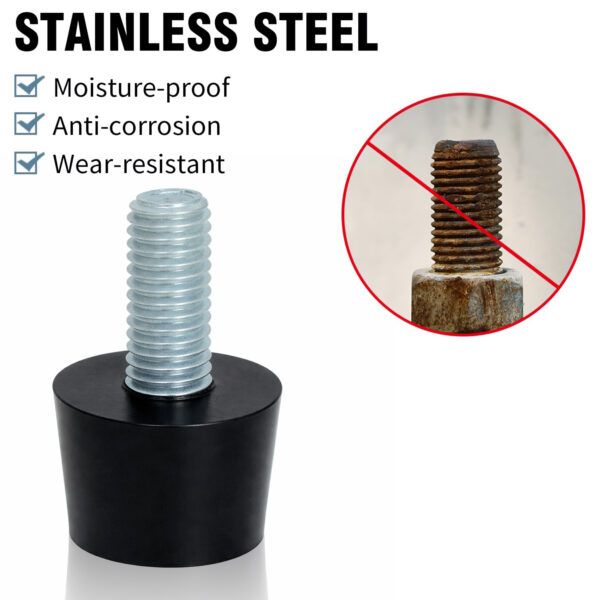 Adjustable Furniture Leveling Feet Pad (10 PCS) - 3/8 inch (9.5mm)