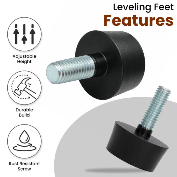 Adjustable Furniture Leveling Feet Pad (10 PCS) - M6