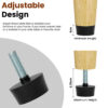 Adjustable Furniture Leveling Feet Pad (10 PCS) - M6