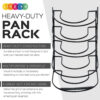 5 Tier Pan Rack Organizer for Kitchen
