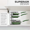 5 Tier Pan Rack Organizer for Kitchen