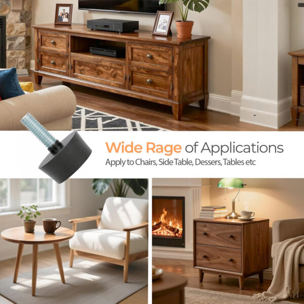 Adjustable Furniture Leveling Feet Pad (10 PCS) - M6