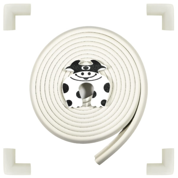 Baby Proofing 6 Meter Edge Protector for Kids-White