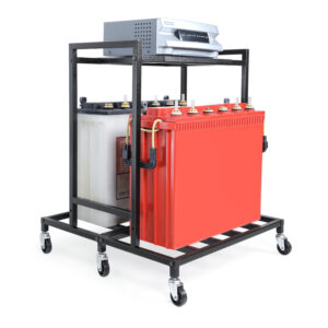 2-Tier Ups Stand for Double Battery & Inverter for Home & Office