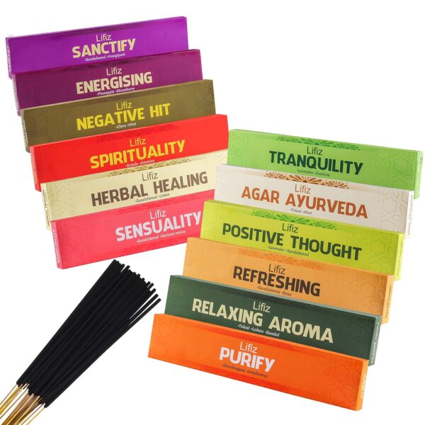 Pack of 12 Natural Incense Sticks