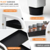 Metal 3 Tier Spice Rack for Kitchen