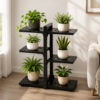 6 Tier Hight Adjustable Metal Portable Pot Pan Rack