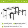 Plant Stands with Different Heights - Set of 2, Big & Medium