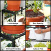 Tiered Plant Stands with Different Heights