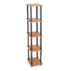 Turn-N-Tube 5 Tier Wooden Bedside Table