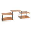 Turn-N-Tube 5-Tier Wooden TV Entertainment Unit
