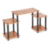 Turn-N-Tube 5-Tier Wooden TV Entertainment Unit