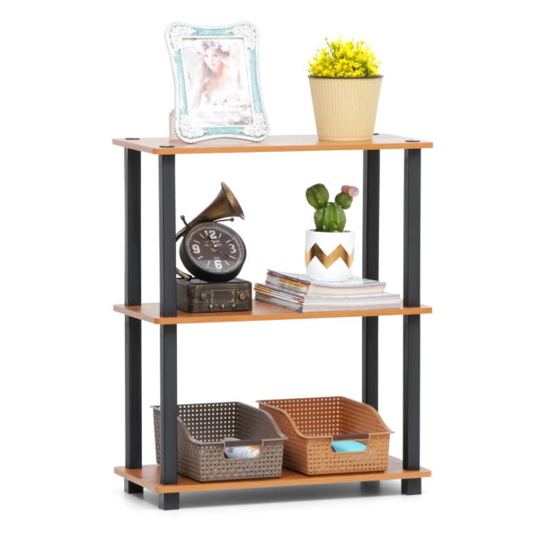 3 Tier DIY Turn N Tube Wooden Multipurpose Storage Organizer