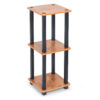 Turn-N-Tube 3 Tier Wooden Bedside Table