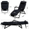 Zero Gravity Recliner Chair with Removable Cushion & Adjustable Headrest
