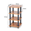 Turn N Tube 4 Tier Wooden Spice Rack