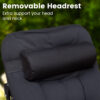 Zero Gravity Recliner Chair with Removable Cushion & Adjustable Headrest
