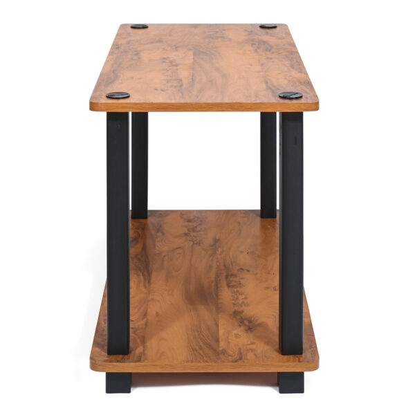 2 Tier DIY Turn N Tube Wooden End Table/Side Table