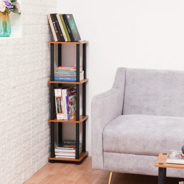 Turn-N-Tube 4 Tier Wooden Bedside Table