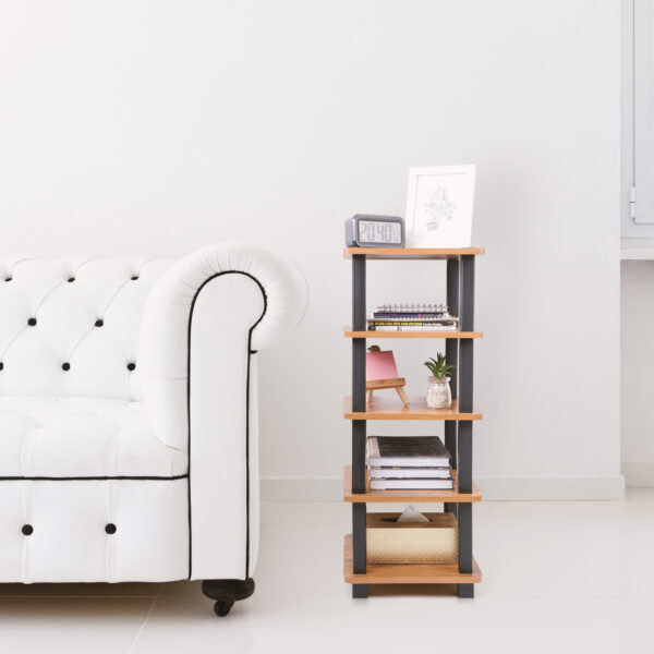 Turn N Tube 5 Tier Wooden Spice Rack