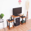 Turn-N-Tube 5-Tier Wooden TV Entertainment Unit