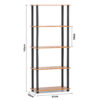 Turn N Tube 5 Tier Wooden Multipurpose Storage Rack