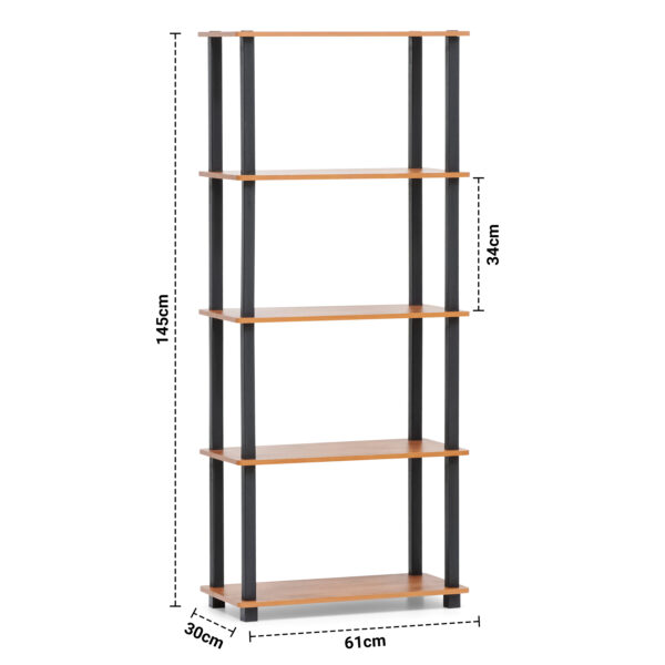 Turn N Tube 5 Tier Wooden Multipurpose Storage Rack