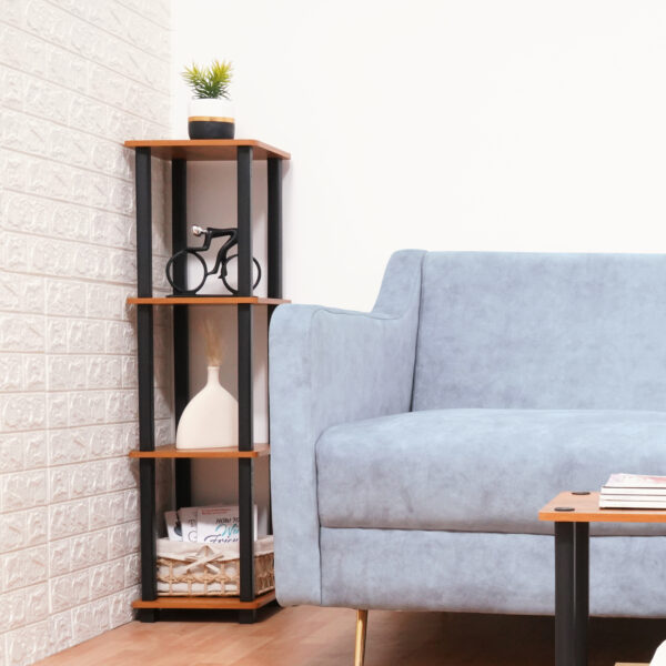 Turn-N-Tube 4 Tier Wooden Bedside Table