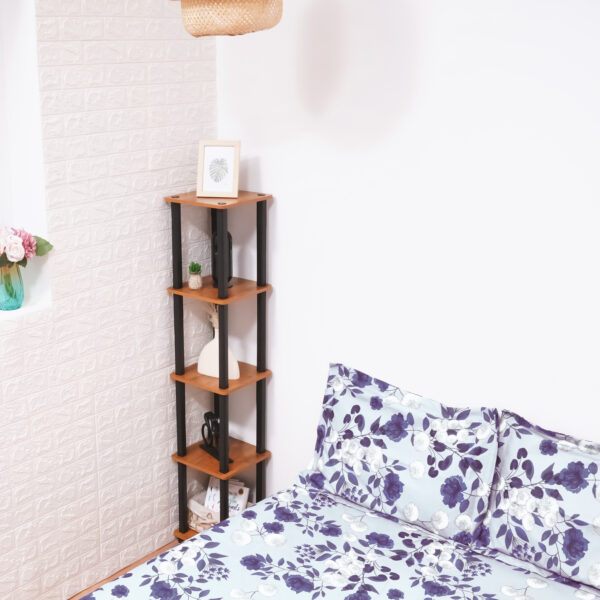 Turn-N-Tube 5 Tier Wooden Bedside Table