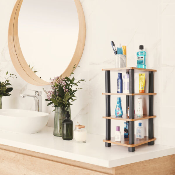 Turn N Tube 4 Tier Wooden Spice Rack