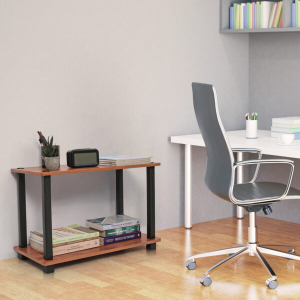 2 Tier DIY Turn N Tube Wooden End Table/Side Table